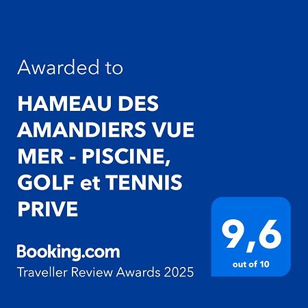Vue Mer Imprenable Et Piscine Bandol Eksteriør billede