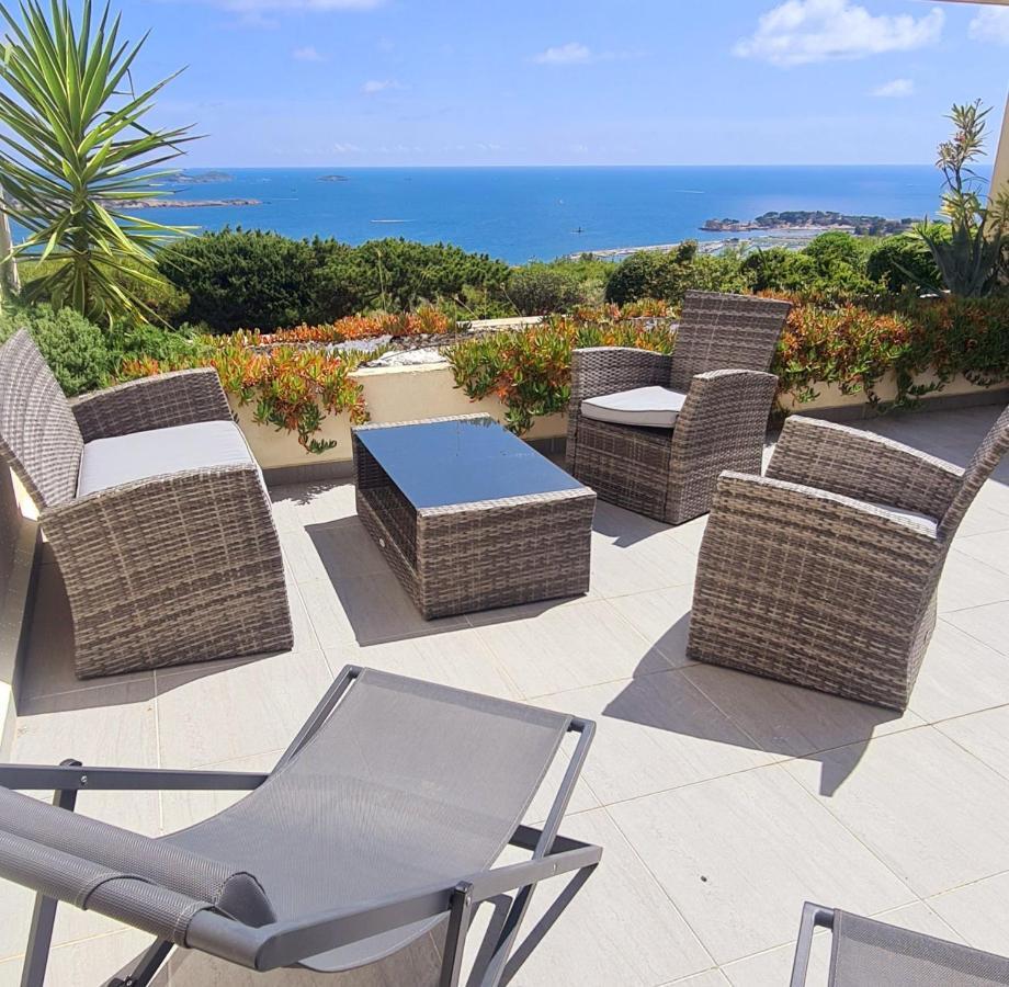 Vue Mer Imprenable Et Piscine Bandol Eksteriør billede